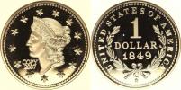 1 Dollar 1849 Liberty     "Replika 2007"   vydání fy GÖDE