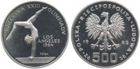 500 Zlotých 1983 - LOH Los Angeles 1984