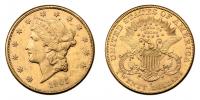 20 Dolar 1905 S - hlava Liberty