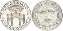100 Kronor 1983 U - Parlament           KM 861    Ag 925