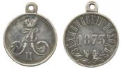 Alexandr II. - medaile za pochod na Chivu
