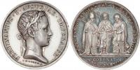 Boehm - AR medaile na korunovaci v Miláně 1838 -
