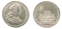 Žeton na volbu za římského císaře 24.1.1742 ve Frankfurtu