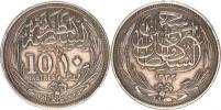 10 Piastres 1917 (AH 1335)         KM 319   "R"    Ag 833  14 g