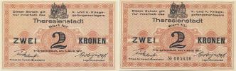 Theresienstdt (Terezín) - 2 Kronen 1917