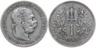 1 Koruna 1905 b.zn.