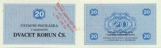 20 Korun 1981 - ústavní poukázka