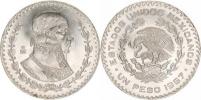 1 Peso 1967 Mo              KM 459    Ag 0