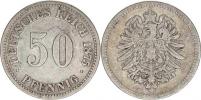 50 Pfennig 1875 B "R"