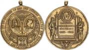 Medaile "K.u.K. 1. R. HOCH-UND DEUTSCHMEISTER No. 4" k 200. výročí založení regimentu 1896 bronz Marko 179
