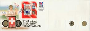 Švýcarsko - 2 Francs 1993 +Uruguay - 10 Pesos 1965; obálka: 150 J