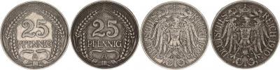 25 Pfennig 1909 A