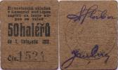 Kamenice n.Lípou živnostenská záložna - 50 h. 1.11.1915