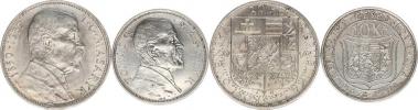 10 Kč 1928 - TGM;  +20 Kč 1937 - TGM          2 ks
