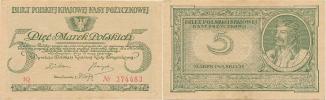 5 Marek 17.5. 1919 Polska krajowa kasa    serie IQ