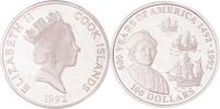 100 Dolar 1992 - objevení Ameriky - Kryštof Kolumbus