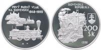 200 Sk 1998 - 150 let železnic na Slovensku