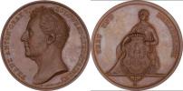 Lange - AE portrétní medaile 1842 - poprsí zleva