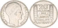 20 Francs 1929 KM 879 Ag 680 19