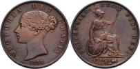 1/2 Penny 1858