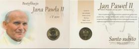 2 Zlote 2011 - Blahořečení Jana Pavla II.     Y. 772  adjustace v
