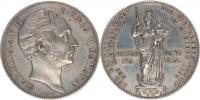 2 Gulden 1855 - Obnovení Mariánského sloupu v Mnichově        "R"