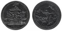 Medaile 1736 ke zhotovení stříbrného náhrobku sv. Jana Nepomuckéh