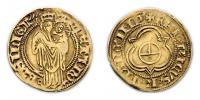 Goldgulden b.l. - s titulem císaře Friedricha III.