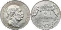 2 Koruna 1914 KB     "R"    "sbírkový stav"