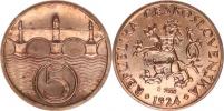 5 hal. 1924 - pamětní ražba mincovny Kremnice v r. 2000