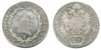 20 kr. 1806 C - císařská koruna