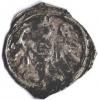 Městský peníz s orlicí se štítkem s břevny - z let 1435-1452