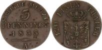 3 Pfennig 1833 A "R" KM 407