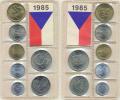 Ročníková sada mincí 1985