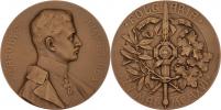 Kautsch - medaile "Folgaria" 1916 - poprsí císaře
