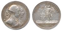 Svatební medaile s Alžbětou Parmskou 6.10.1760