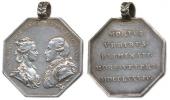 Nesign. - medaile na odstranění hřbotovů v belgických městech v r.1784