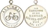 Vídeň - Upomínka na cyklo jízdu po Blumen-Corso 1897