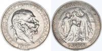 5 Koruna 1907 KB - korunovační