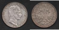 1/4 Zlatník 1858 A - 1.typ (menší označení nominálu)