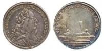 Velký žeton na volbu římského císaře 24.1.1742 ve Frankfurtu