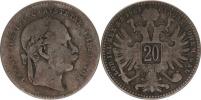 20 kr. 1869 b.zn.