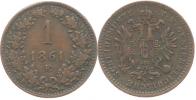1 Krejcar 1861 E