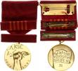 Pam.medaile "50. výročí založení KSČ" VM IV/56; Nov. 172 + 2x malá stužka původní etue