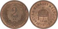 2 Fillér 1908 KB