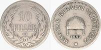 10 Fillér 1892 KB      "R"