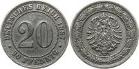 20 Pfennig 1887 A       "R"_zc. nep. hr.