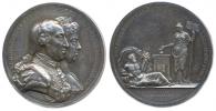 Wirt - medaile na na příjezd páru na uherskou korunovaci Leopolda II.