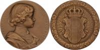 Kautsch - medaile k pátým narozeninám 1917 - portrét