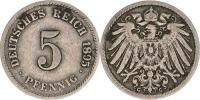 5 Pfennig 1895 G          "R"